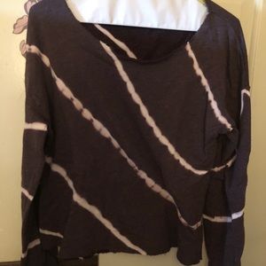 So low purple tie dye sweatshirt